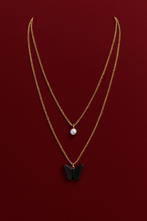 Rivanika: Butterfly Studded Chain - Image 2